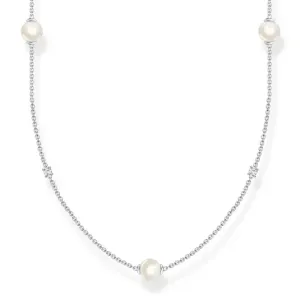 THOMAS SABO nyaklánc Pearls with white stones silver  nyaklánc KE2125-167-14