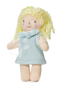Rongybaba Mini Fifi Doll ThreadBear 12 cm pihe-puha pamutszövetből világos hajkoronával