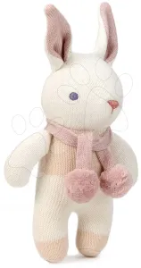 Rongybaba nyuszi Baby Threads Cream Bunny Rattle ThreadBear 22 cm krémszinű puha pamutból 0 hó-tól