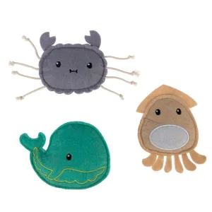 TIAKI Ocean Gang 3 darabos macskajáték-szett macskamentával