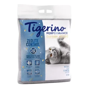 12kg Tigerino Performance - Zeolite Control születésnapi kiadású macskaalom