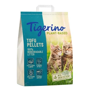 2x4,6kg Tigerino Plant-Based Tofu macskaalom – zöldtea-illattal