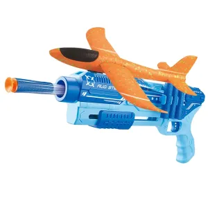 Játékfegyver kiegészítőkkel több típusban-kék