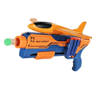 Játékfegyver kiegészítőkkel több típusban-narancssárga