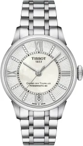 Tissot T-Classic Chemin des Tourelles Powermatic 80 T099.207.11.116.00 gyémántokkal
