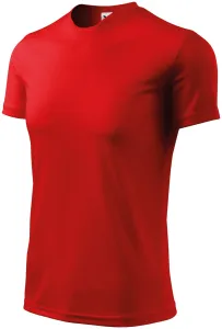 Aszimmetrikus nyakkivágású póló, piros, XL