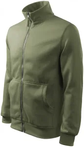 Egyszerű férfi pulóver, kapucni nélkül, khaki, XL #650562