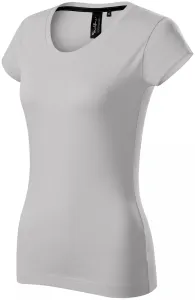 Exkluzív női póló, ezüstszürke, XS