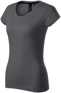 Exkluzív női póló, világos szürke, M