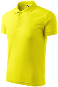 Férfi bő póló, citromsárga, M #651316