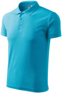 Férfi bő póló, türkiz, XL #651192