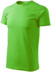 Férfi egyszerű póló, alma zöld, 2XL #284494