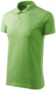 Férfi egyszerű póló, borsózöld, S #651643