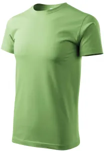 Férfi egyszerű póló, borsózöld, 2XL