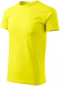 Férfi egyszerű póló, citromsárga, XS #647181