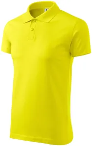 Férfi egyszerű póló, citromsárga, S #651666
