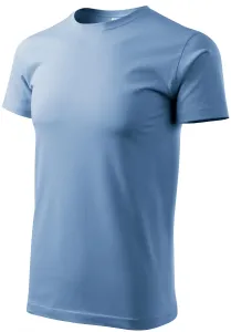 Férfi egyszerű póló, égszínkék, XL