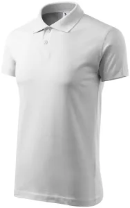 Férfi egyszerű póló, fehér, S #651570