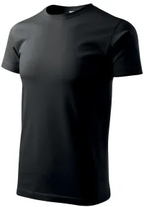 Férfi egyszerű póló, fekete, 2XL