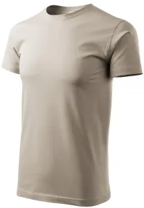 Férfi egyszerű póló, jégszürke, XL