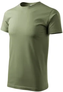 Férfi egyszerű póló, khaki, XS #647051