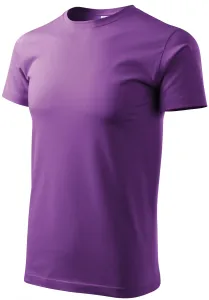 Férfi egyszerű póló, lila, XL #284485