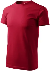 Férfi egyszerű póló, marlboro vörös, 2XL #284631