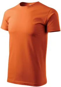 Férfi egyszerű póló, narancssárga, 3XL