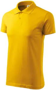 Férfi egyszerű póló, sárga, M