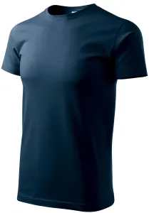Férfi egyszerű póló, sötétkék, XL