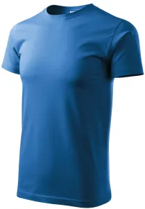 Férfi egyszerű póló, világoskék, XL
