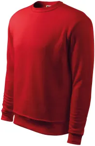 Férfi / gyermek pulóver fej fölött, kapucni nélkül, piros, 146cm / 10év