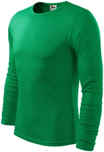 Férfi hosszú ujjú póló, zöld fű, XL