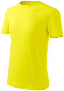 Férfi klasszikus póló, citromsárga, 2XL