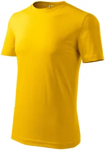Férfi klasszikus póló, sárga, 2XL