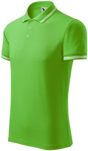 Férfi kontrasztos póló, alma zöld, XL