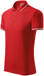 Férfi kontrasztos póló, piros, XL