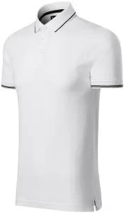 Férfi kontrasztos pólóing, fehér, M #285520