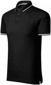 Férfi kontrasztos pólóing, fekete, 3XL #285530