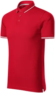 Férfi kontrasztos pólóing, formula red, XL