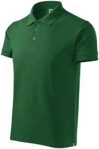 Férfi nehézsúlyú póló, üveg zöld, 3XL