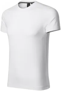 Férfi póló díszítve, fehér, XL