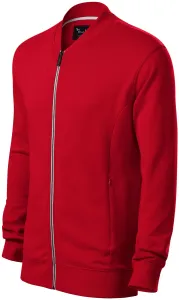 Férfi pulóver rejtett zsebbel, formula red, XL