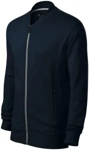 Férfi pulóver rejtett zsebbel, sötétkék, XL #290053
