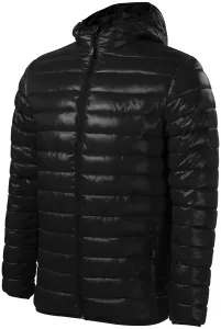 Férfi steppelt kabát, fekete, XL #1401851