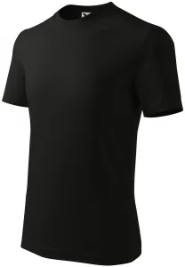 Gyermek egyszerű póló, fekete, 110cm / 4év