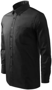 Hosszú ujjú férfi ing, fekete, 3XL #1401611