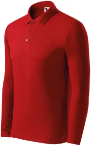 Hosszú ujjú férfi póló, piros, XL #652883