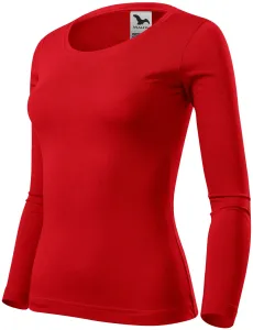 Hosszú ujjú női póló, piros, M #291191