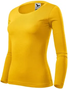 Hosszú ujjú női póló, sárga, L #291186
